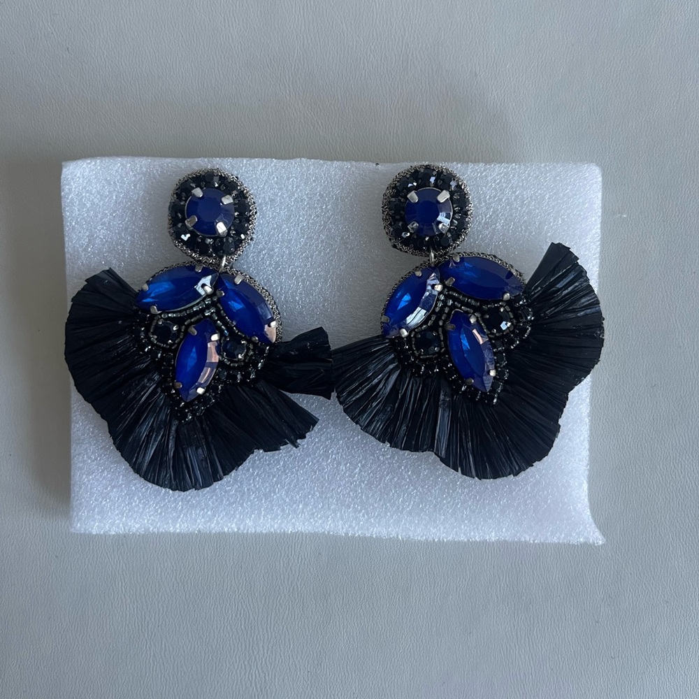 Black/Navy Earrings